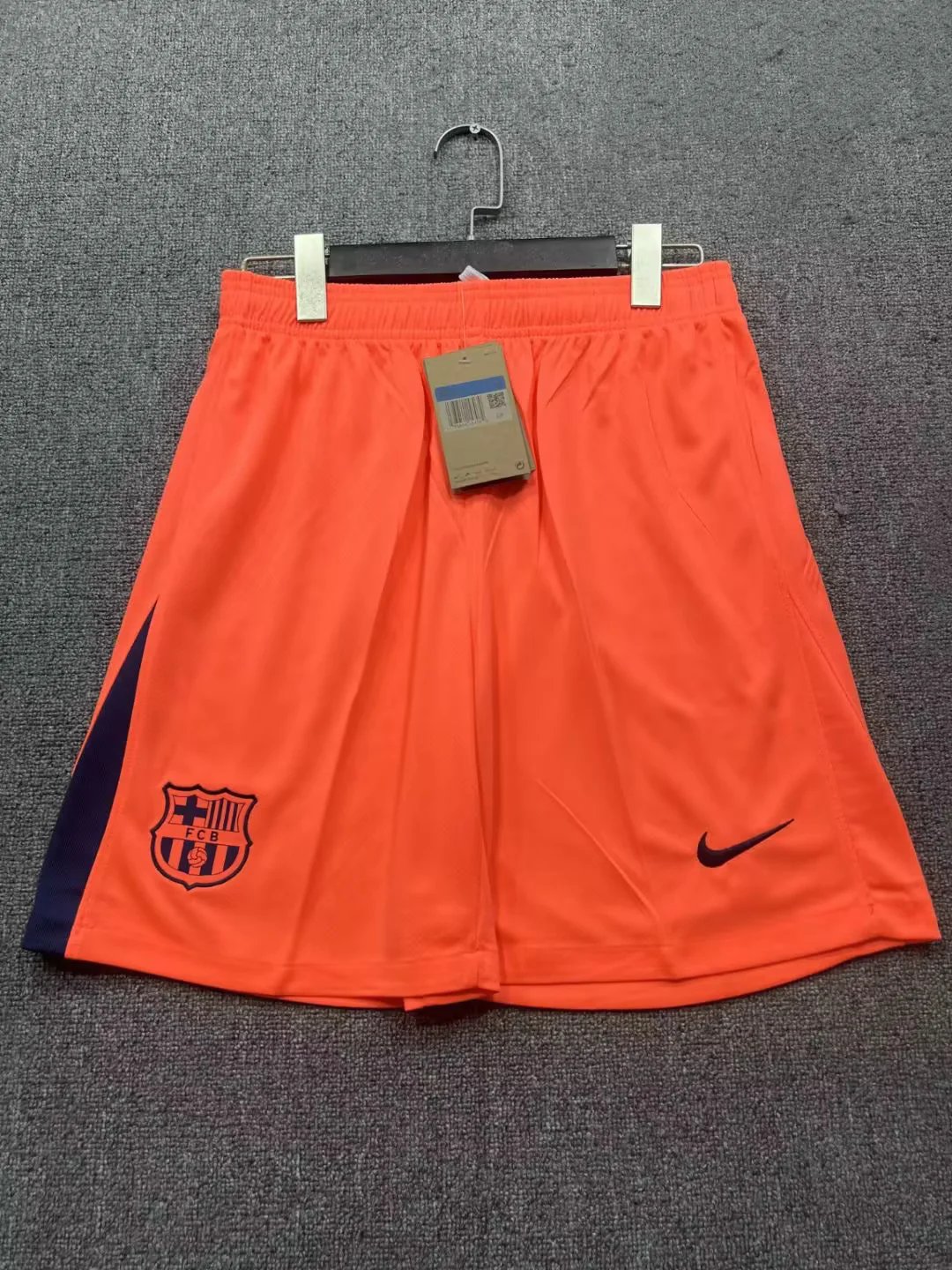AAA Quality Barcelona 25/26 Third Orange Soccer Shorts